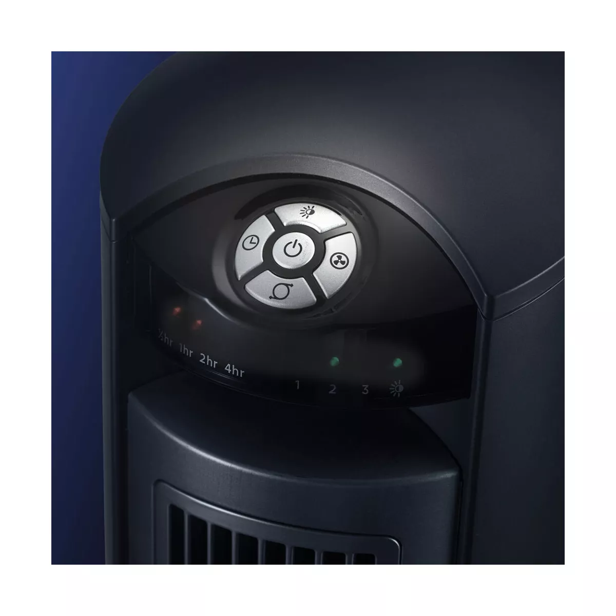 Lasko T42951 42 Inch 3-Speed Wind Curve Quiet Slim Widespread Oscillating Tower Fan with Remote Control, Nighttime Setting, and Timer, Silver