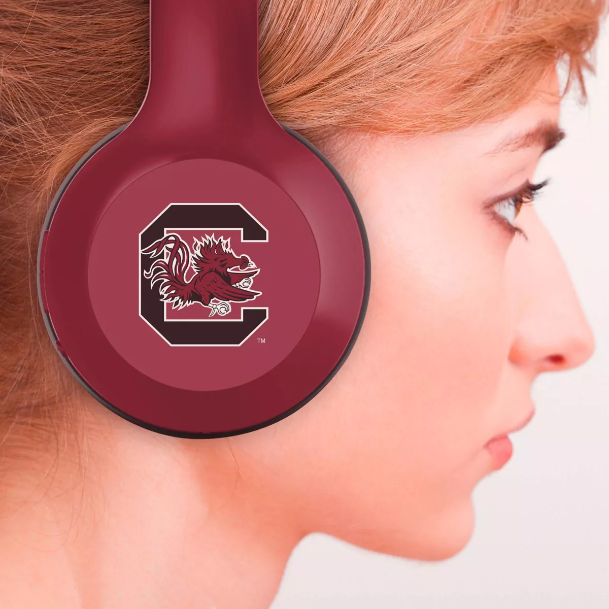 NCAA South Carolina Gamecocks Wireless Bluetooth Over-Ear Headphones