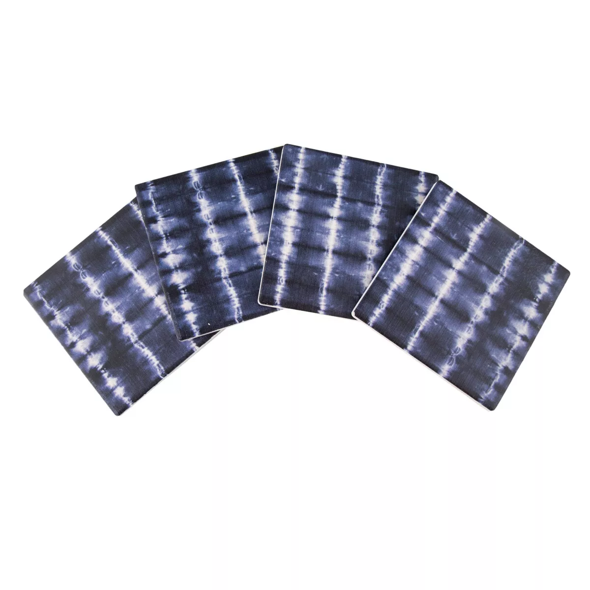 4pk Cork Tie Dye Stripe Coaster Set - Thirstystone