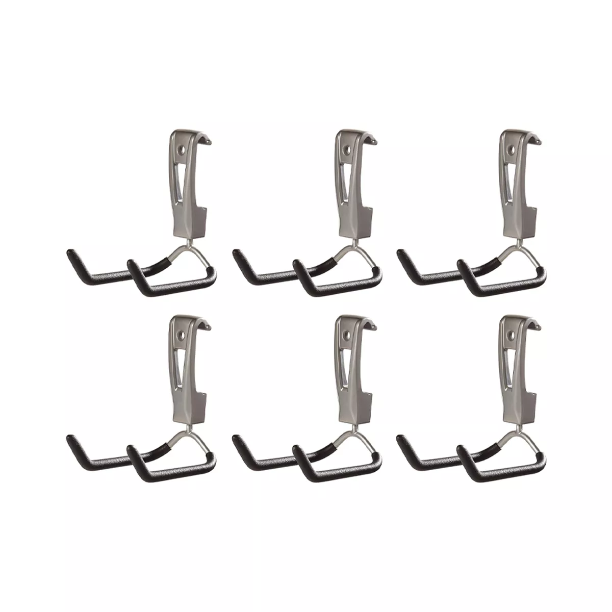 Rubbermaid 1784456 Wall Mounted Rope, Hose Garage Storage Utility Hook (6 Pack)