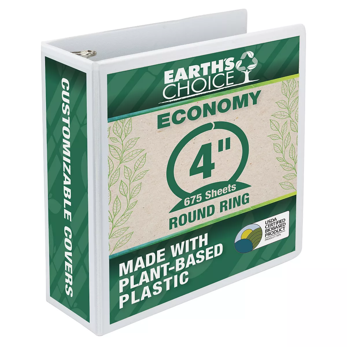 Samsill® Biobased Economy Round Ring View Binders 3 Rings 4