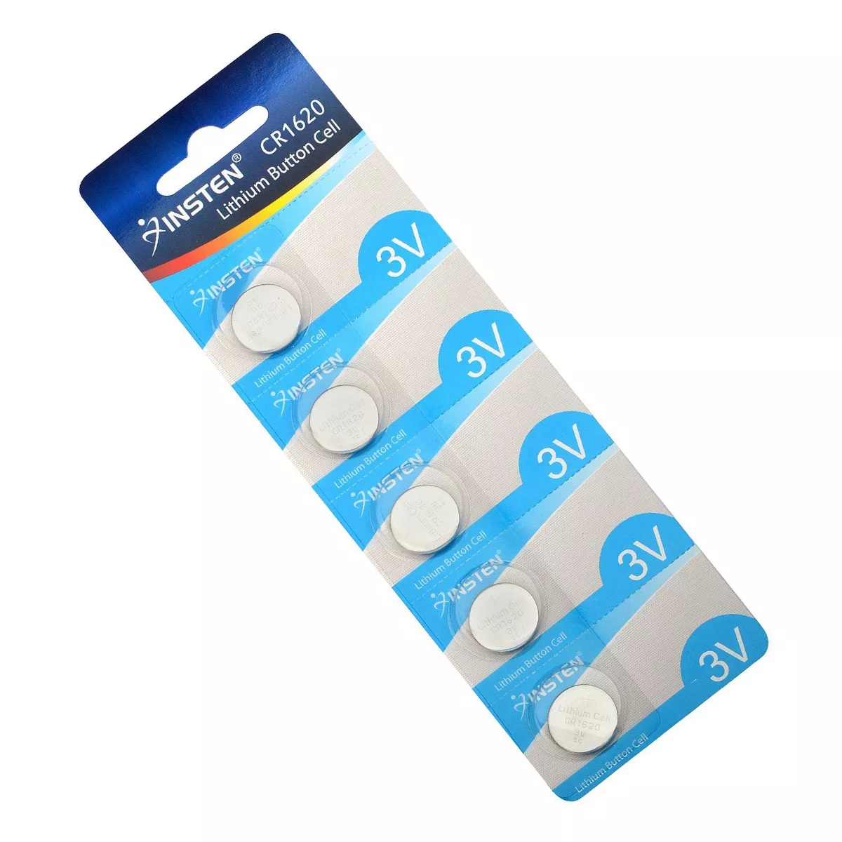 Insten CR1620 3V Lithium Batteries Coin Button Cell Watch Battery (1 Pack of 5)
