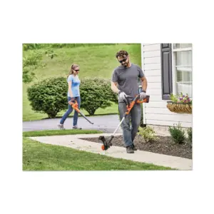 Black & Decker LCC340C 40V MAX Automatic Feed Spool Lithium-Ion 13 in. Cordless String Trimmer/Edger/ Sweeper Combo Kit (2 Ah)