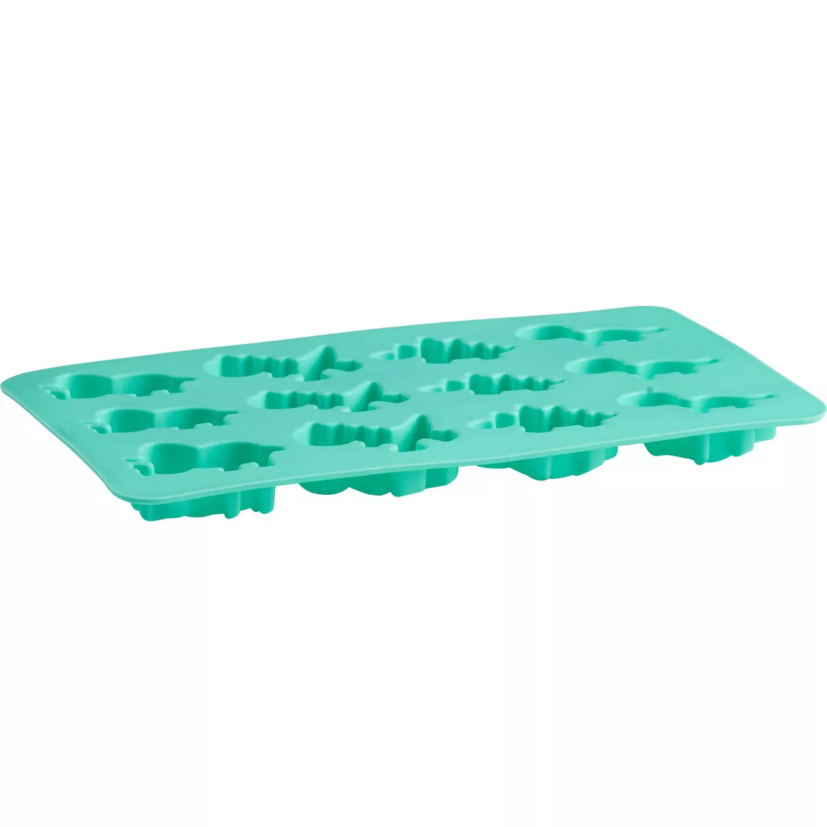 Trudeau 2pk Dinosaur Chocolate Molds Aqua