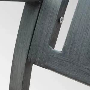 Lombok 2pk Aluminum Modern Dining Chair Dark Gray/Silver - Christopher Knight Home