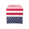 54"x14" Stars & Stripes Table Runner Blue/Red - Design Imports