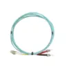 Monoprice OM3 Fiber Optic Cable - 1 Meter, LC/UPC-ST/UPC, Multi Mode, Duplex, 50/125 Type, 2.0mm, OFNR