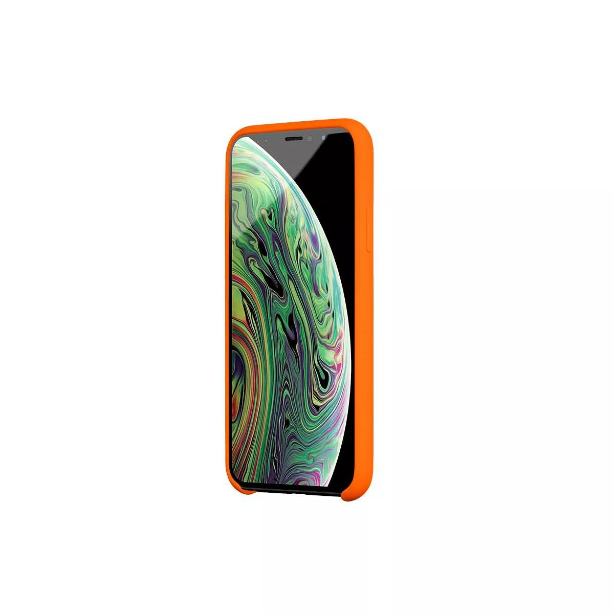 Monoprice iPhone XS Soft Touch Case - Nectarine, Ultra-slim Design With A Strong Polycarbonate Shell - FORM Collection