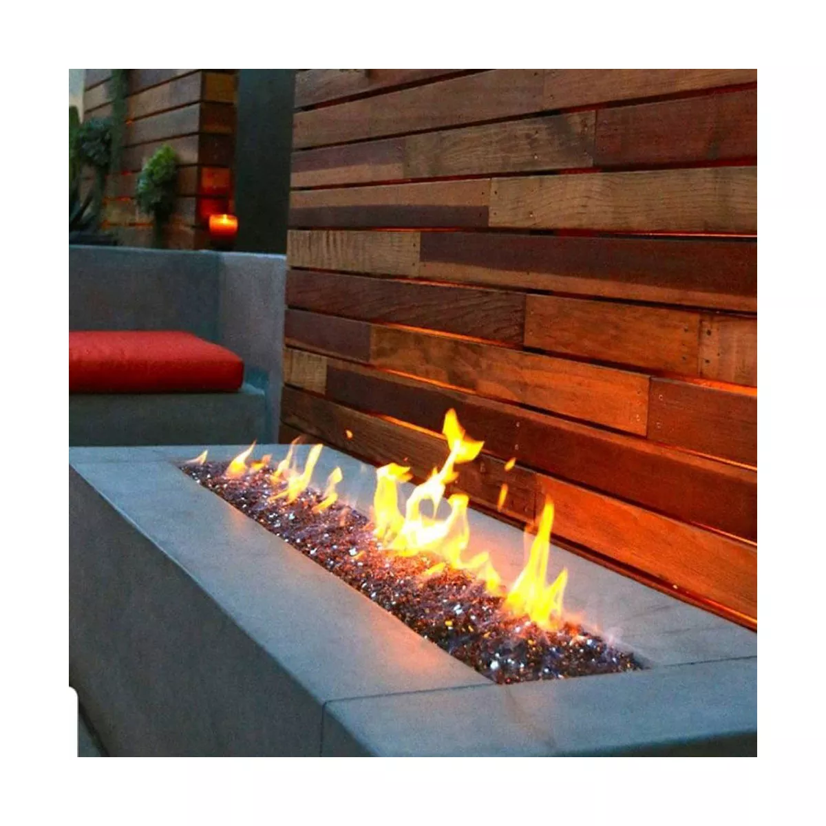Reflective Fire Pit Fire Glass - Golden Bronze - AZ Patio Heaters