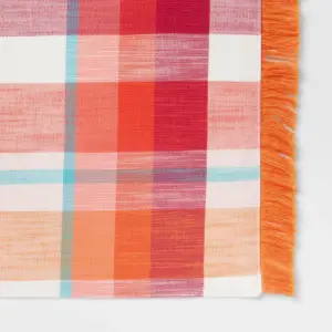 Cotton Plaid Placemat Orange - Opalhouse™