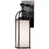 Feiss Dakota Espresso 17" High Outdoor Wall Light