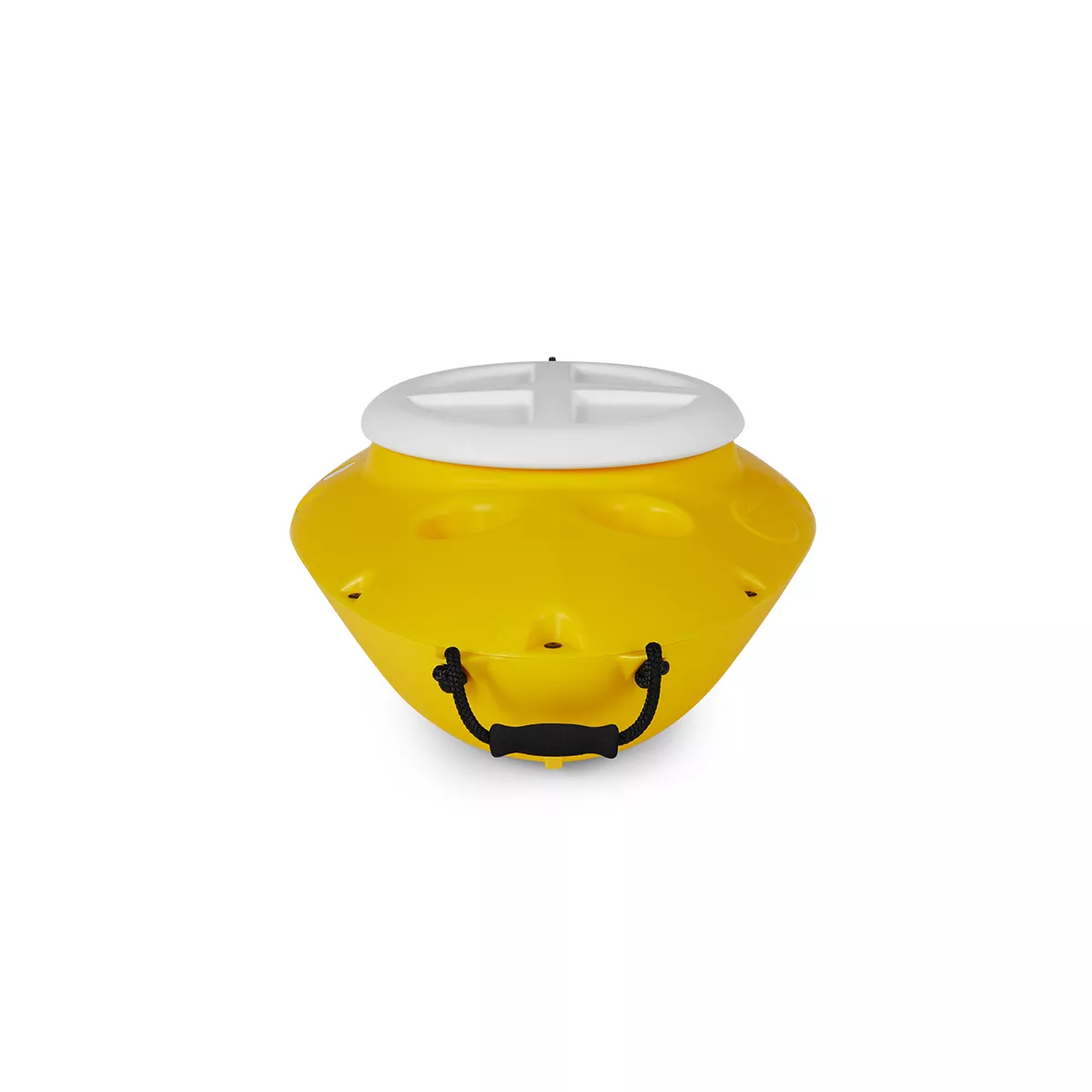 CreekKooler Kayak or Canoe River Floating Beverage & Food Storing Cooler, Yellow