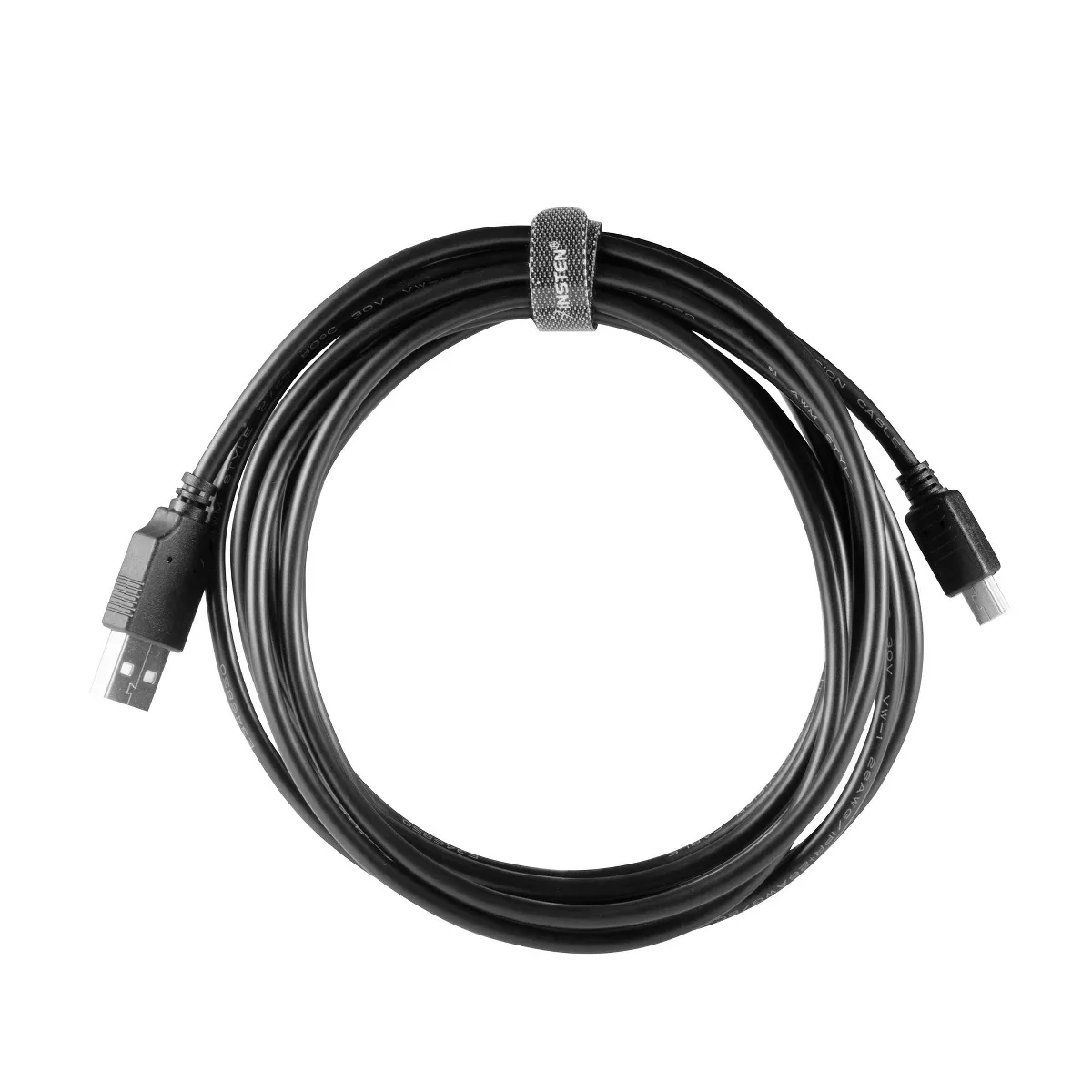 INSTEN USB 2.0 Cable, Type A to Mini 5-Pin Type B, 10 feet / 3 meter