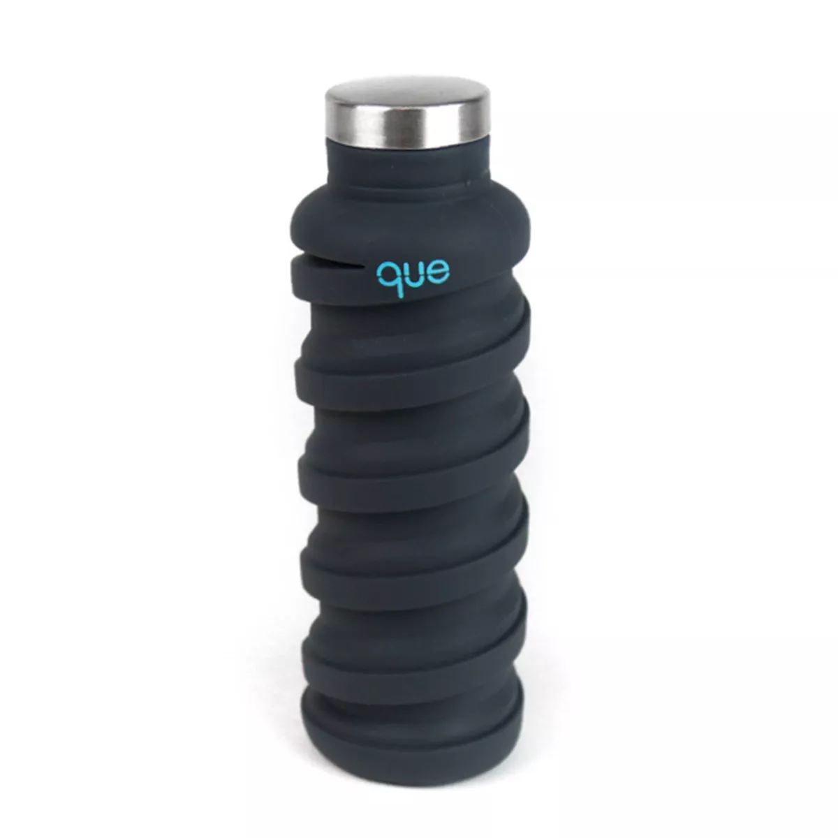 20oz que Bottle Metallic Charcoal