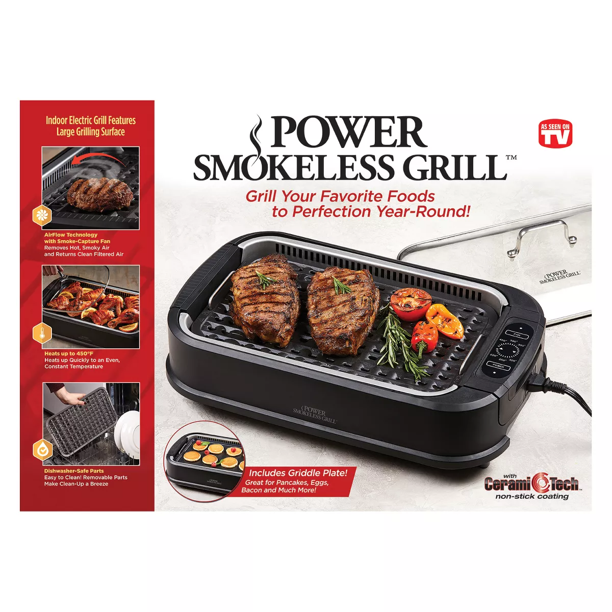As Seen on TV Smokeless Indoor Grill - PSG