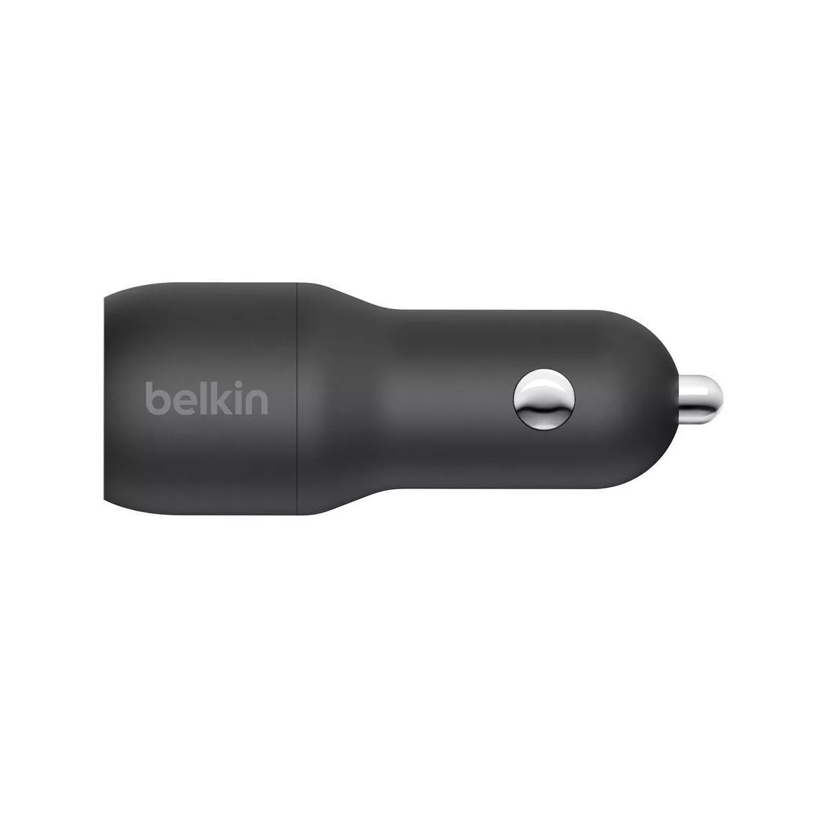 Belkin 2-port USB-A Car Charger 3.3ft with TPU USB-A to USB-C - Black