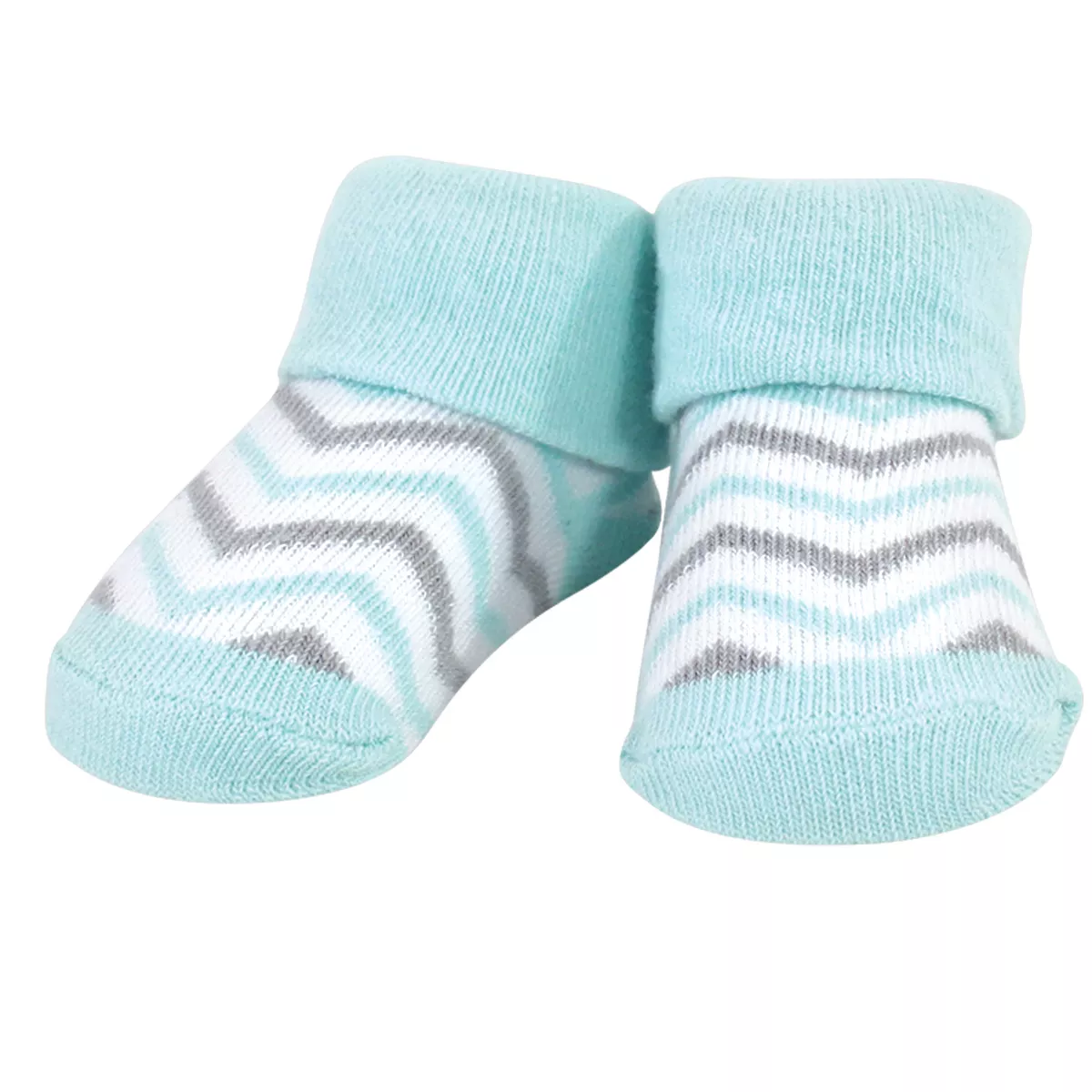 Hudson Baby Infant Girl Cotton Bib and Sock Set, Easter Chicks, One Size
