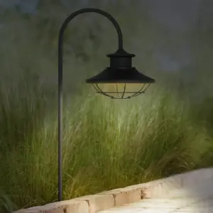 John Timberland Braden Textured Black 6-Piece LED Path and Spot Light Set
