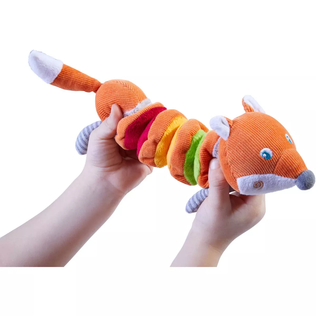 HABA Fox Foxy Multi-Sensory Corduroy Plush Baby Toy