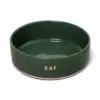 4Cup Dipped Gloss Dog Bowl with Resist Word - Eat - Boots & Barkley™