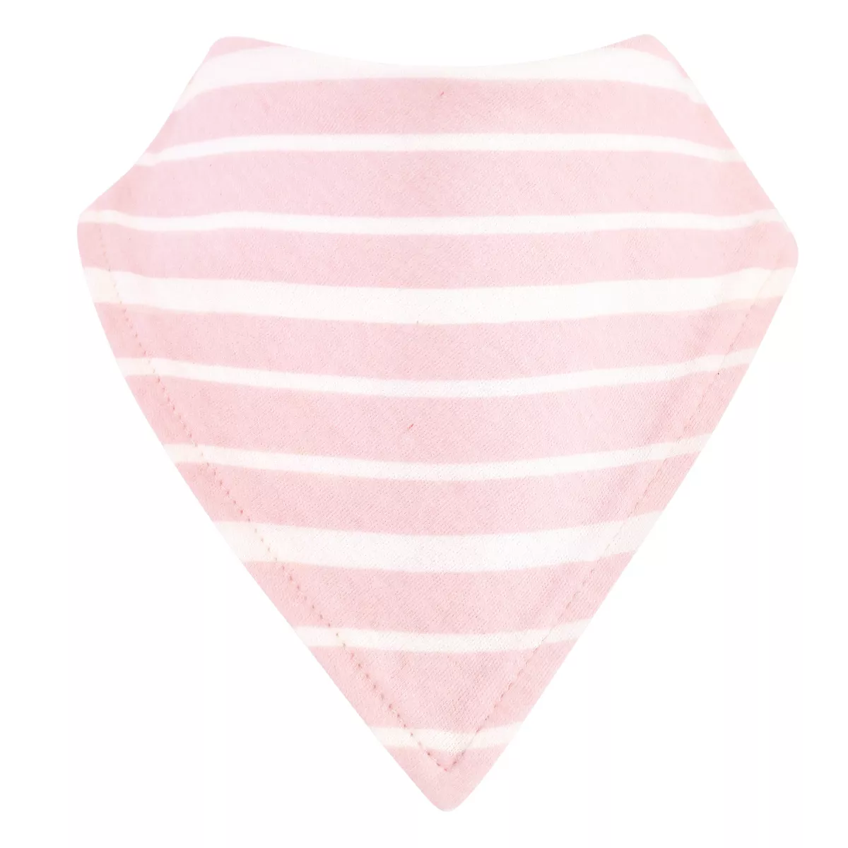 Hudson Baby Infant Girl Cotton Bib and Headband Set 5pk, Donut Hole, One Size