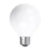General Electric 2pk 40W Refresh G25 Frost LED Light Bulb White