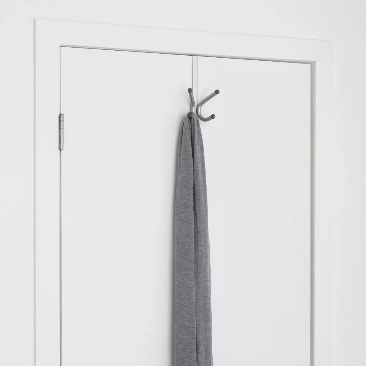 Brella Over the Door Double Hook Nickel - Loft by Umbra