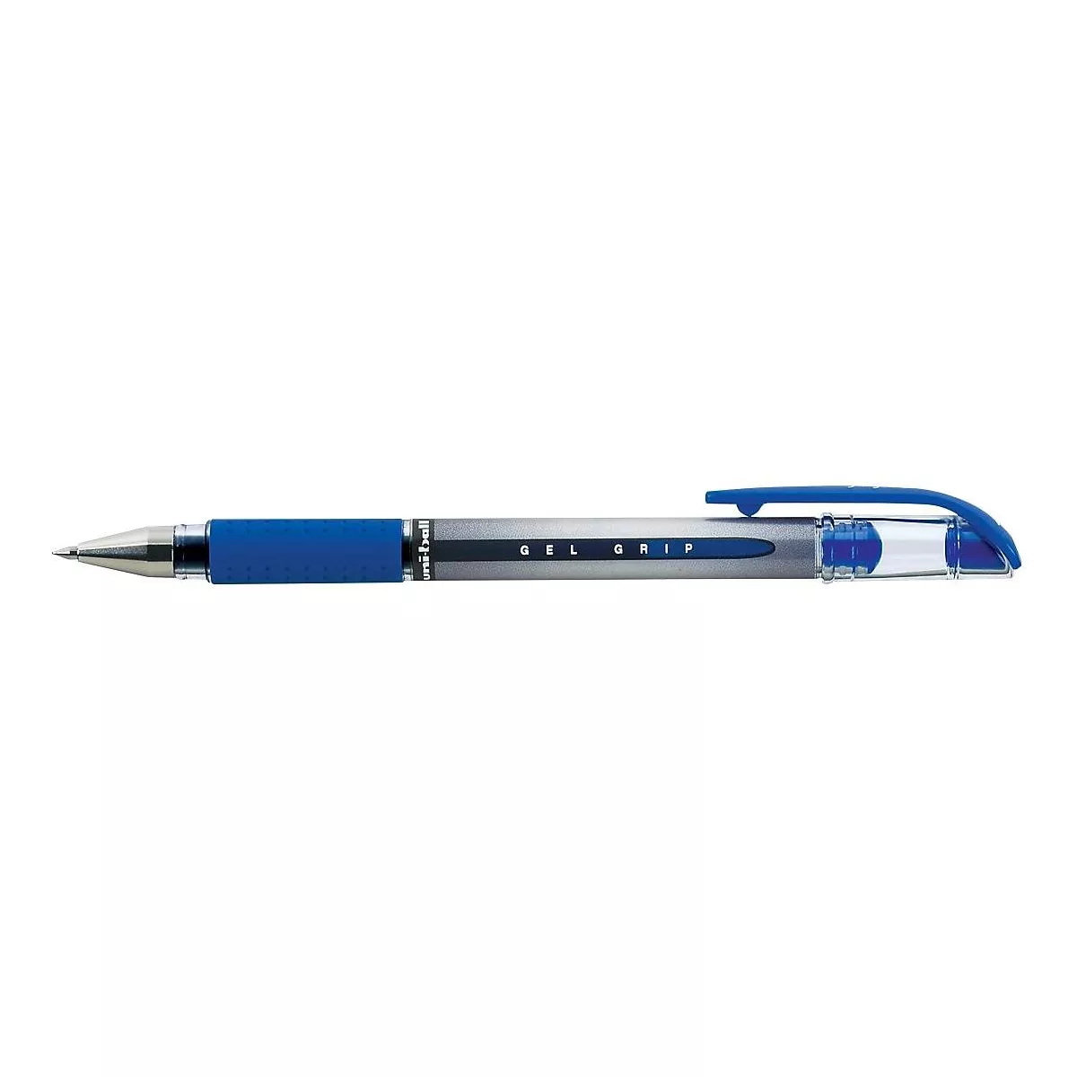 uni-ball Signo Gel GRIP Roller Ball Stick Gel Pen Blue Ink Medium Dozen 65451