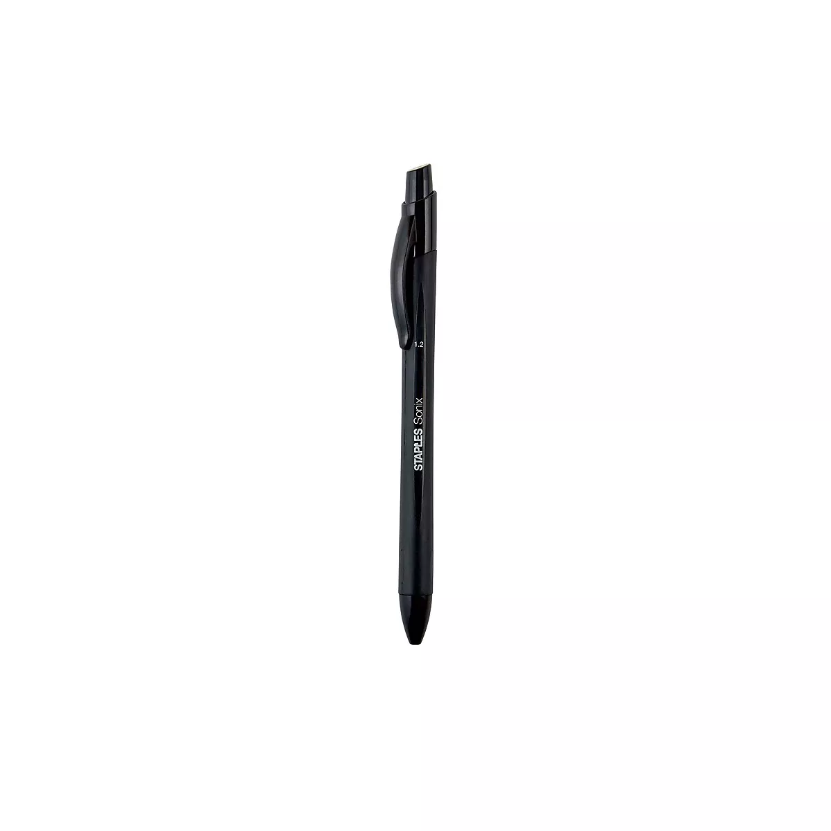 Staples SONIX BALLPNT RET 1.2 BLK DZ 2498729
