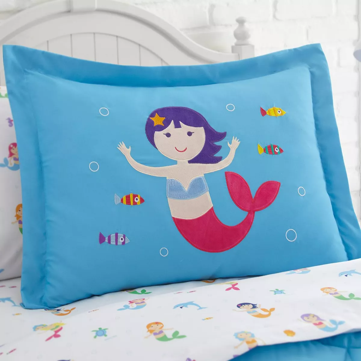 7pc Full Mermaids Microfiber Bed in a Bag - WildKin