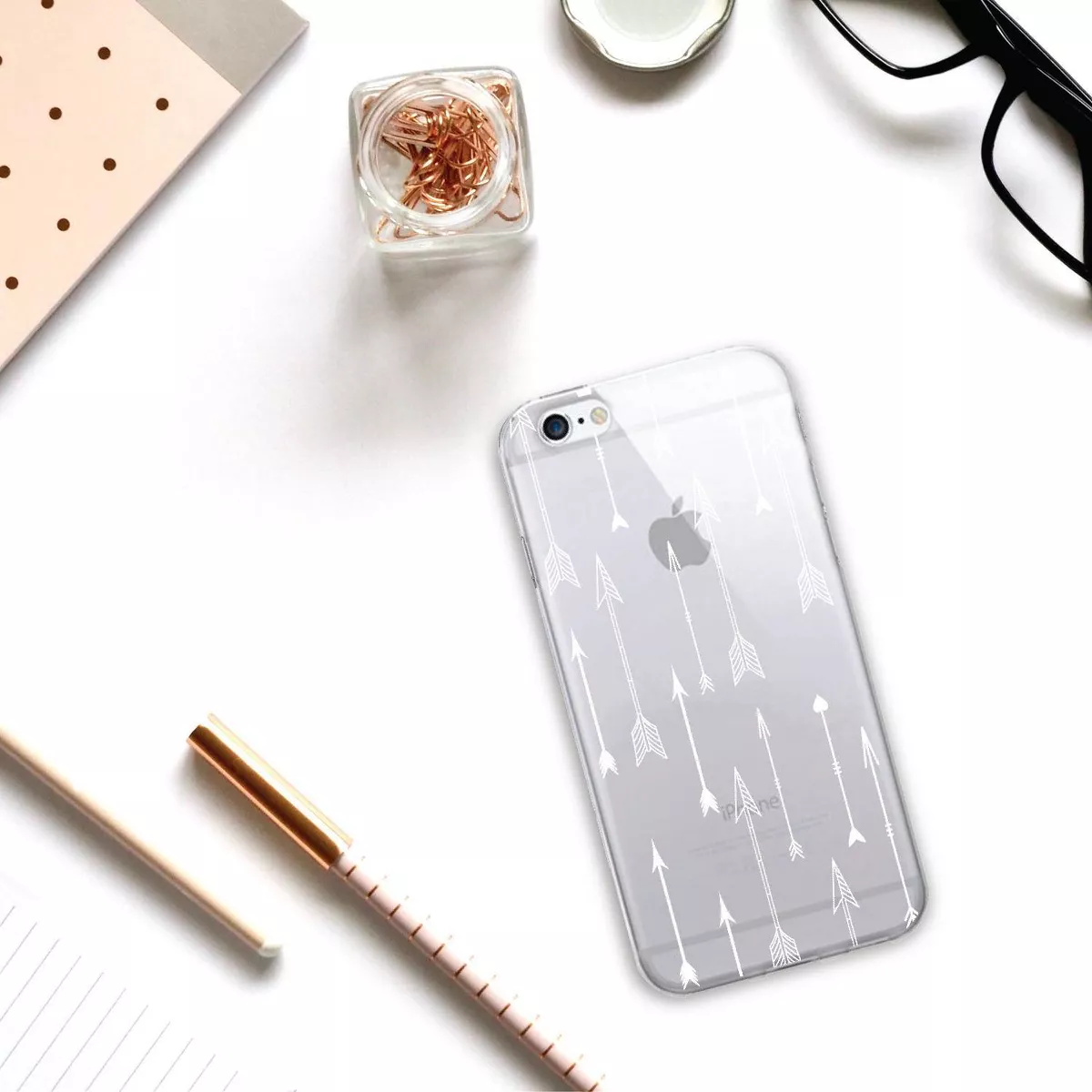 OTM Essentials Apple iPhone SE (2nd gen)/8/7/6s/6 Case Flying Arrows White