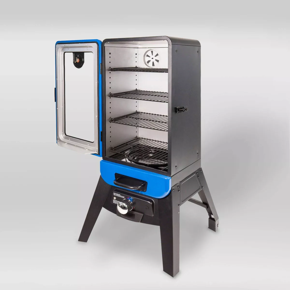 Pit Boss 3.2 Electric Smoker with Window 77320 - Blue