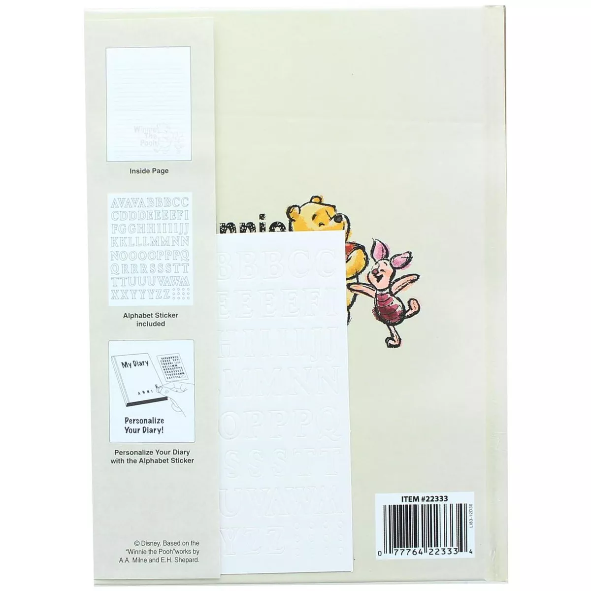 Monogram International Inc. Disney Winnie the Pooh 5x7 Inch Hardcover Journal