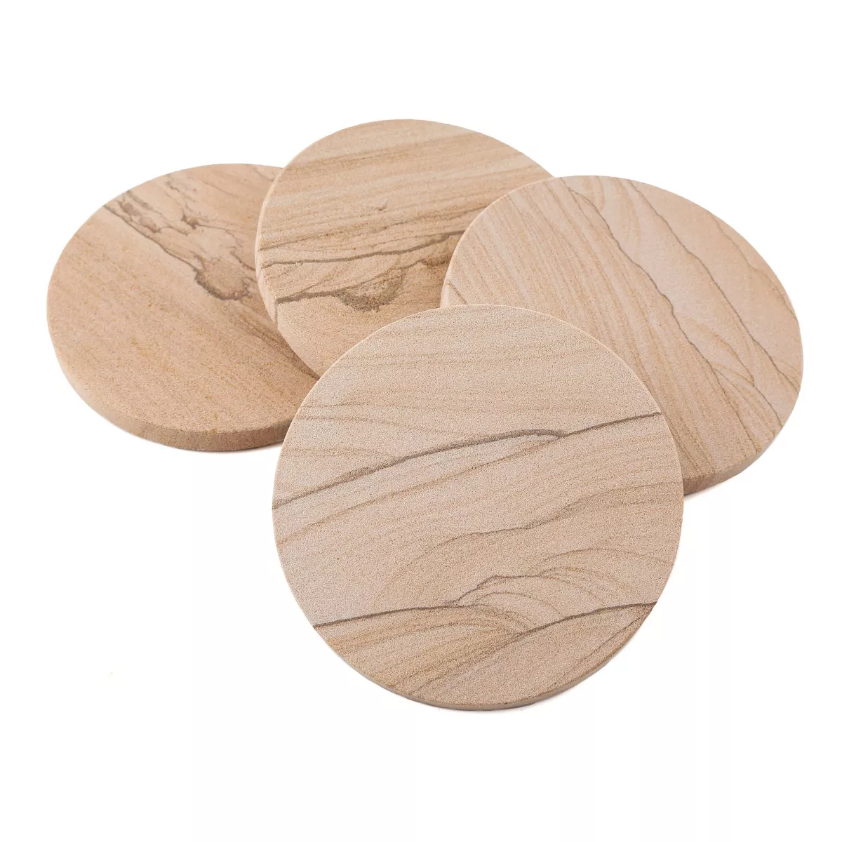 Thirstystone Natural Sandstone Coasters - Set of 4