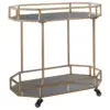 Daymont Bar Cart Gold Finish - Signature Design by Ashley
