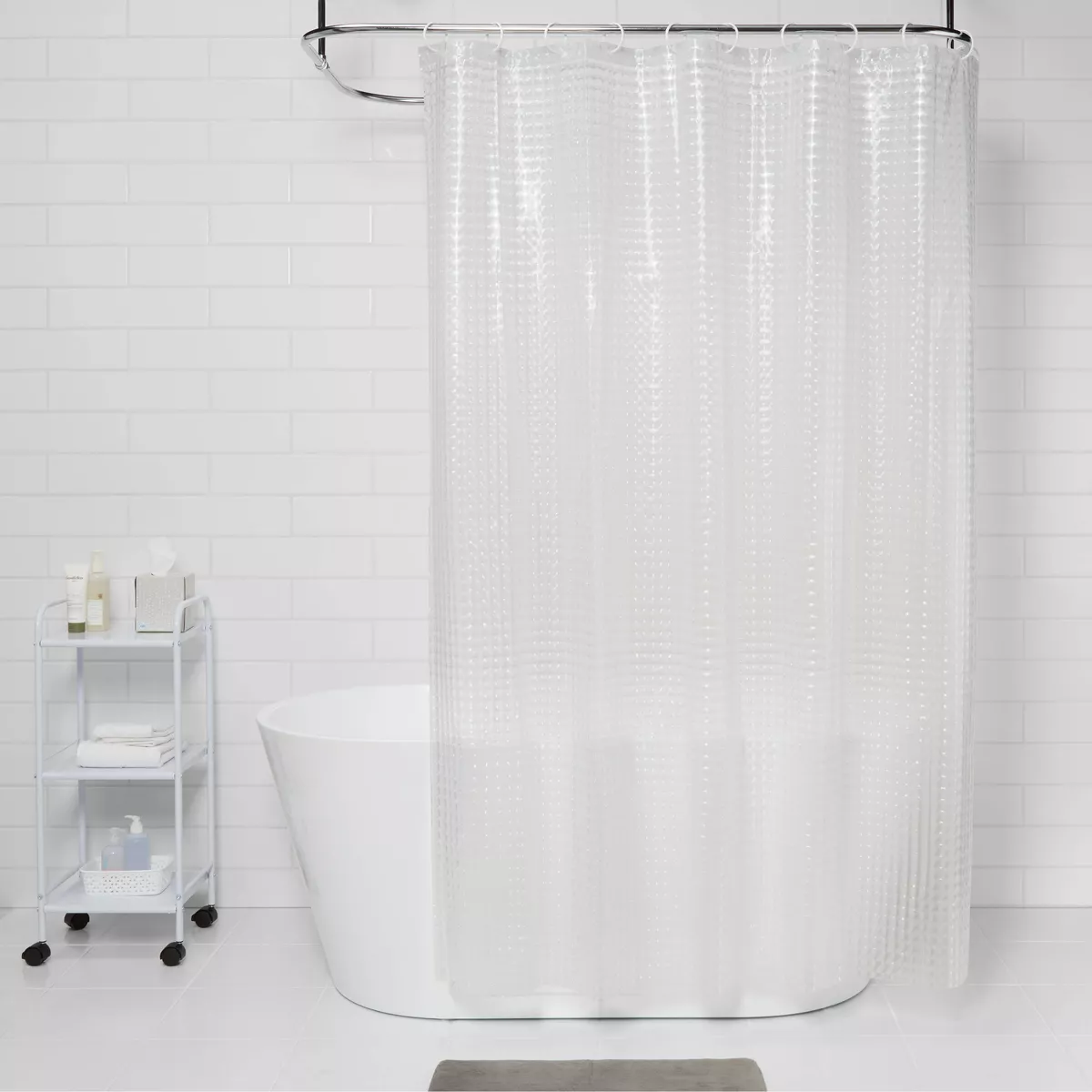 Cubic Shower Curtain Clear - Room Essentials™