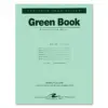 Roaring Spring Green Books Exam Books Stapled Wide Rule 11 x 8 1/2 8 Sheets/16 Pages 77509