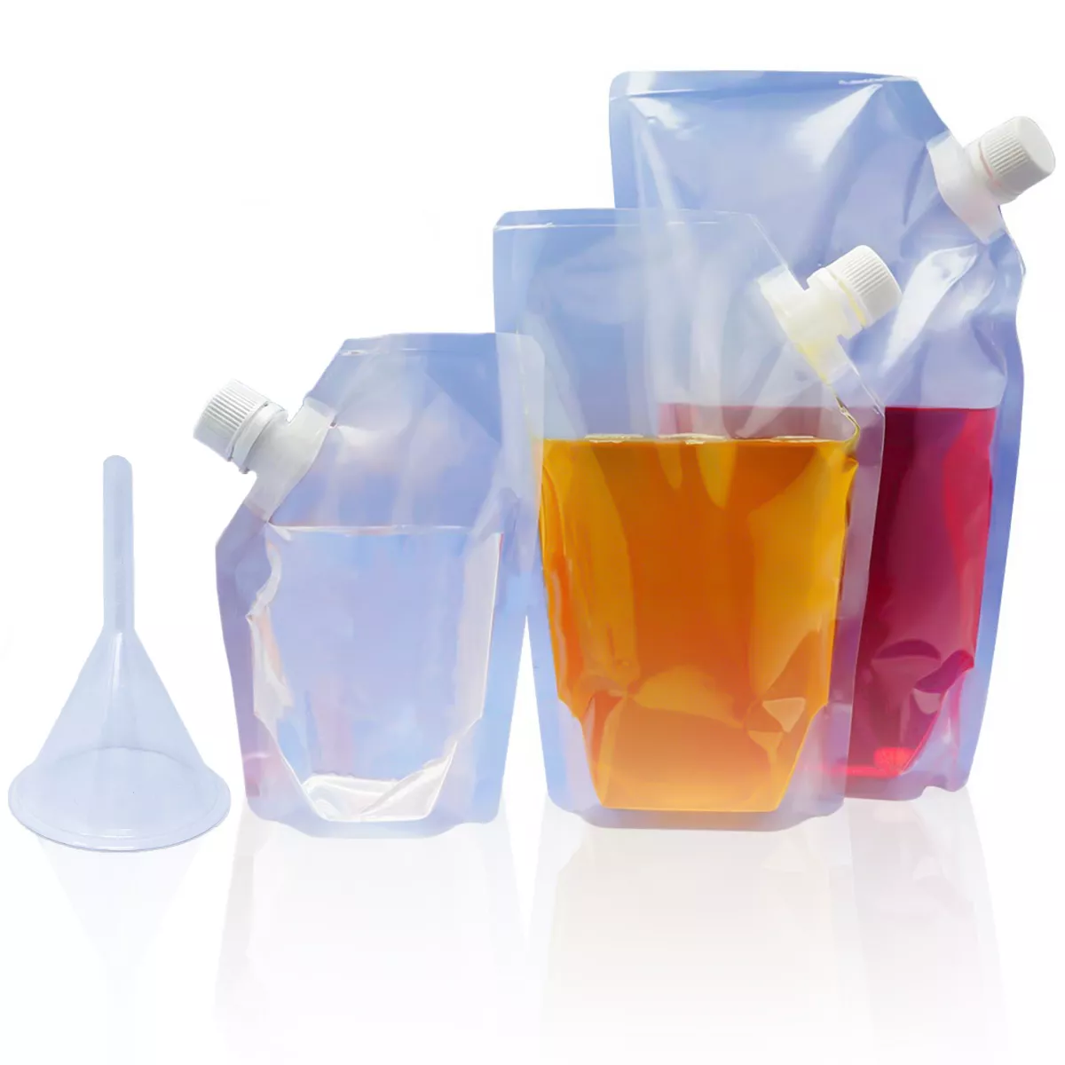 Zulay Kitchen Premium Plastic Flasks For Liquor - Flask For Fun