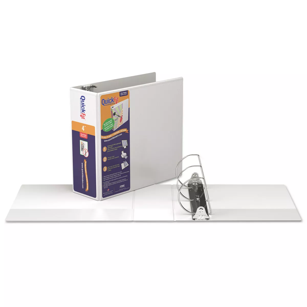 Stride QuickFit D-Ring View Binder 4