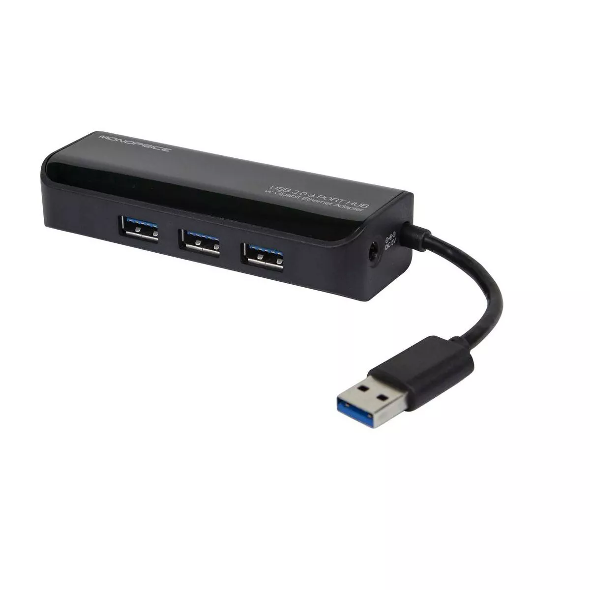 Monoprice USB 3.0 3 Port Hub with Gigabit Ethernet Adapter
