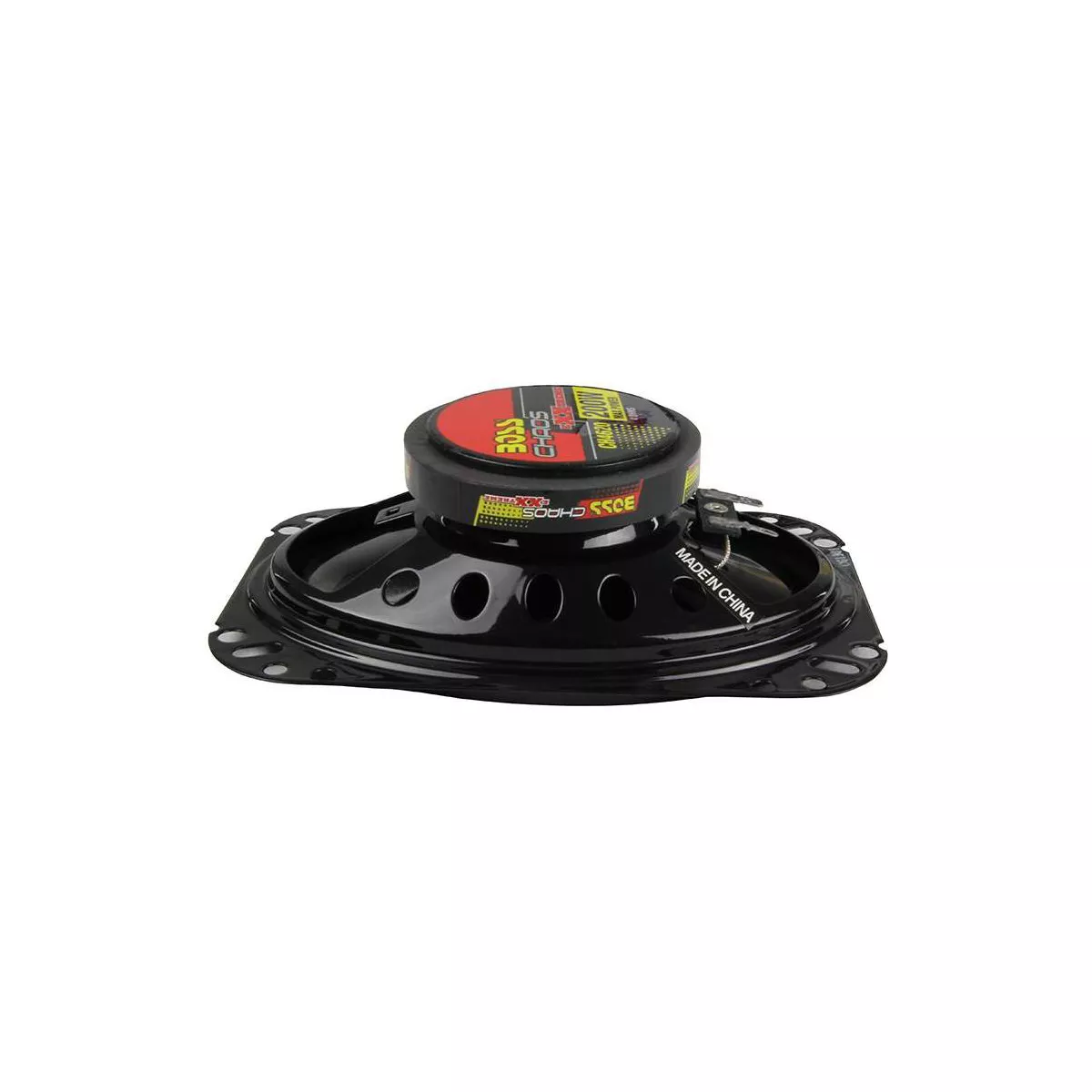 BOSS CH4620 4 x 6 Inch 200W 2 Way Car Coaxial Audio Speakers Stereo, Red (Pair)