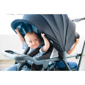 Joovy Caboose S Sit Stand Double Stroller - Gray Melange