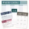 Stuff To Do Weekly Post-it Notepad Set - Canopy Street