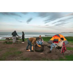 Stansport Adventure 2 Person Dome Tent Orange/Gray