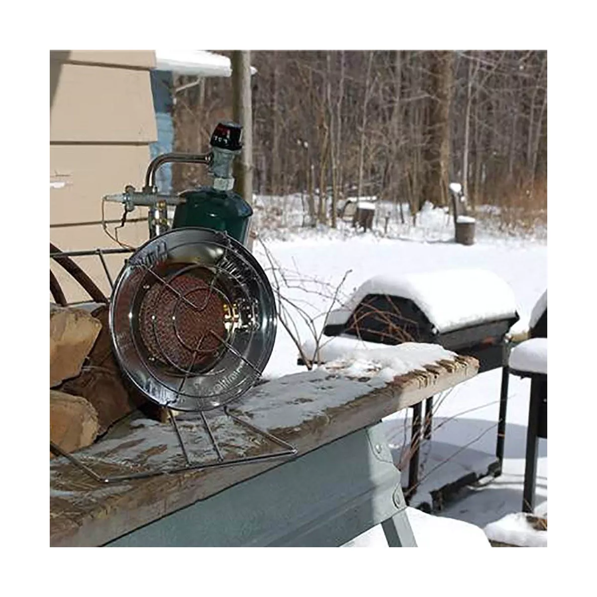 Mr. Heater MH-F242300 15,000 BTU Propane Gas Tank Top Outdoor Heater and Cooker