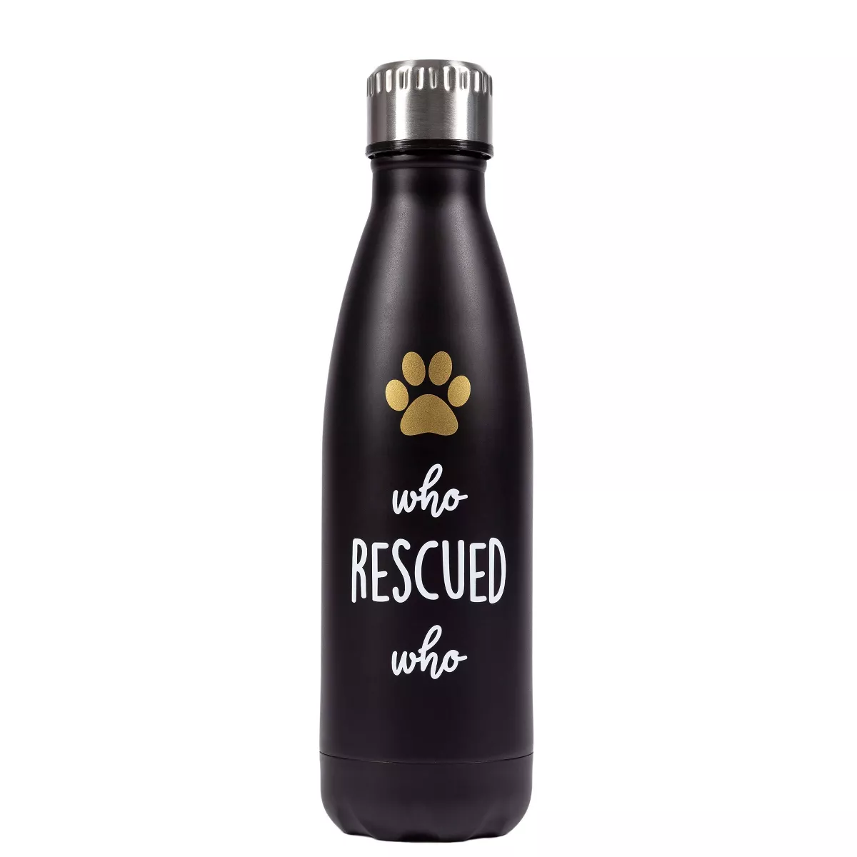 Pearhead Water Bottle - Who Rescued Who - 17 fl oz