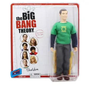 Bif Bang Pow Big Bang Theory Sheldon (Green Lantern/ Hawkman) Retro Clothed 8