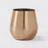 18.3oz Stainless Steel Stemless Wine Glass Gold - Threshold™