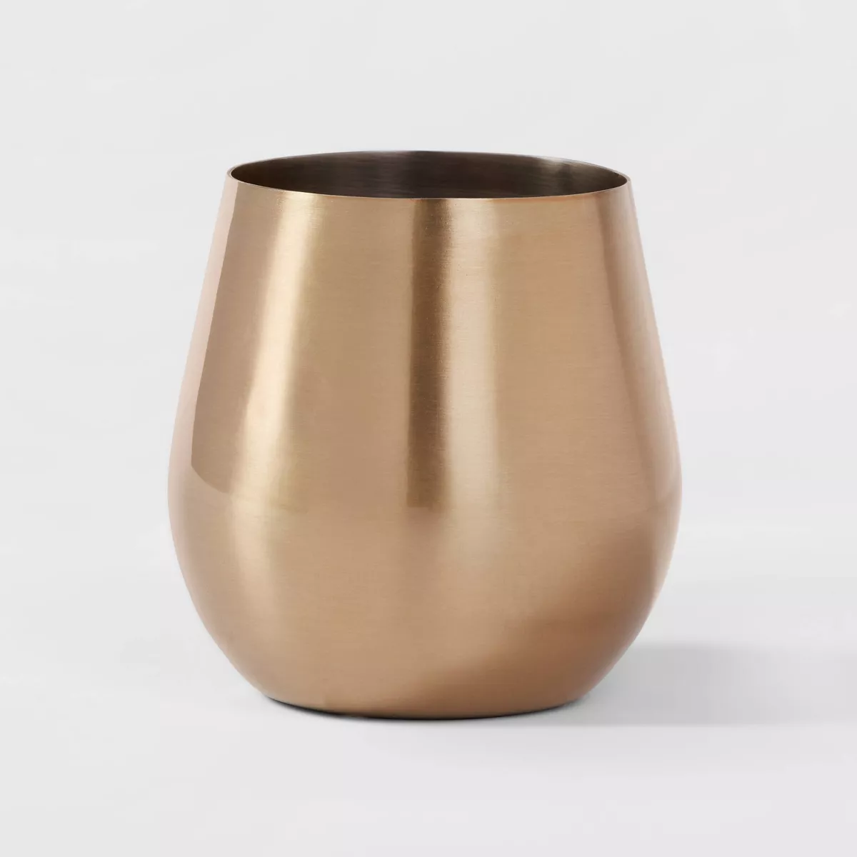 18.3oz Stainless Steel Stemless Wine Glass Gold - Threshold™