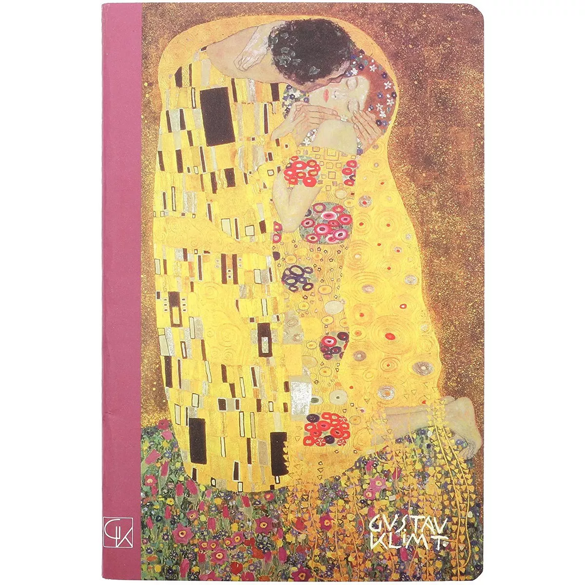 The Gifted Stationary 6-Pack Soft Cover Journal, Lined Diary, Gustav Klimt Art (A5 Size, 40-Sheet each)